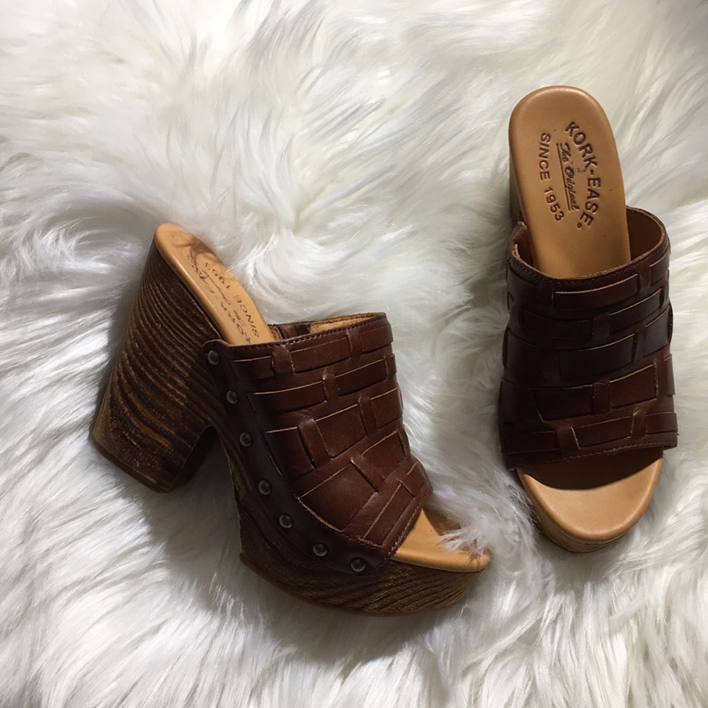 Kork-Ease Clog Slides Open Toe Size 6m - image 2